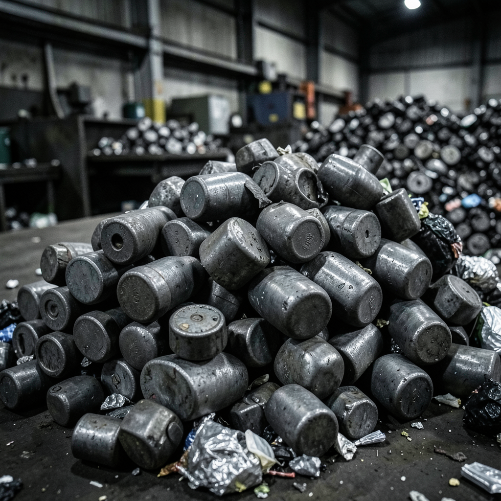 Lead scrap metal